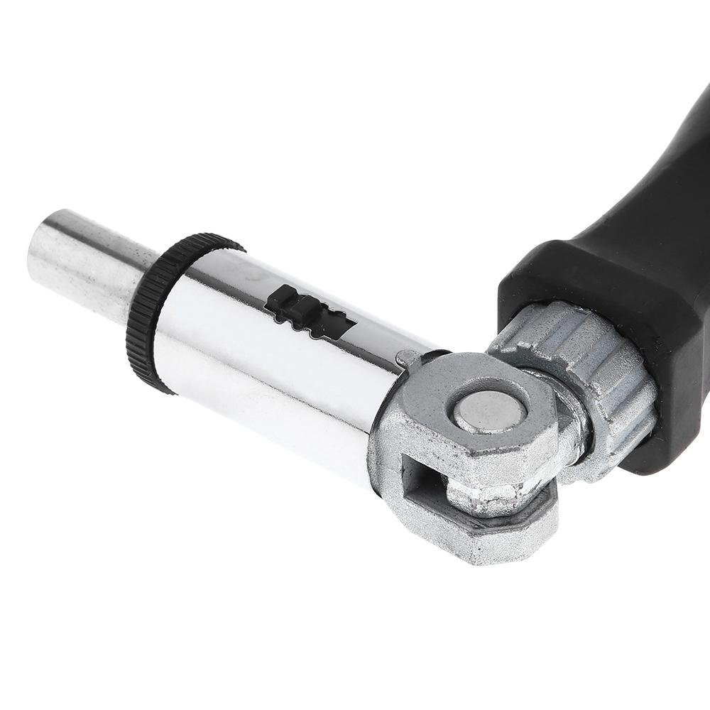 0-180 Degrees Multifunctional Ratchet Screwdriver Wrench with 1/4 Inch Inner Hexagon Interface