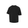 Puma Logo Print Breathable Round Neck Short Sleeve T-Shirt Women Tops Black 677522-01
