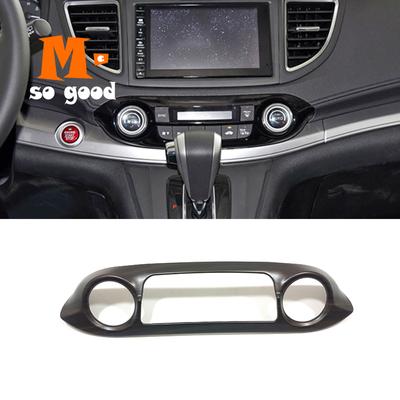 For Honda CRV CR-V Peach Wood Car Air Conditioner AC Switch Button Sticker Cover Trim 2012 13 14 15 2016 Styling