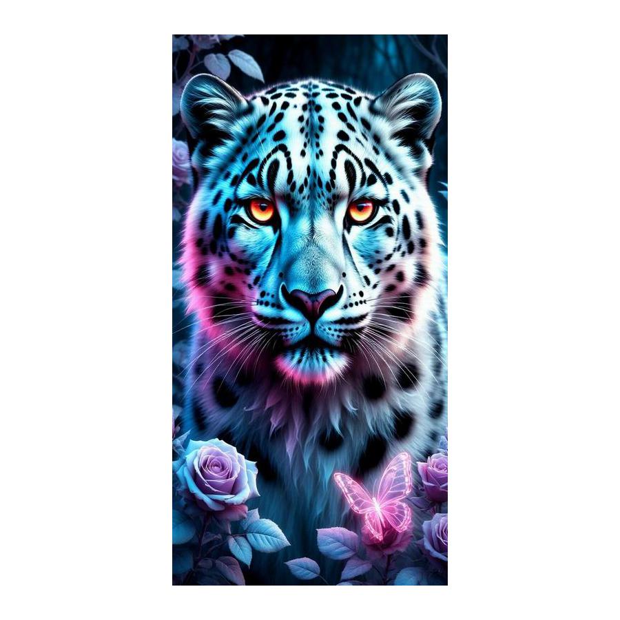 Leopard Lion Tiger Flower Large Size Diamond Painting New Collection Animal Diy Full Square Round Drill Rhinestone Embroidery Mosaic Cross Stitch Kits