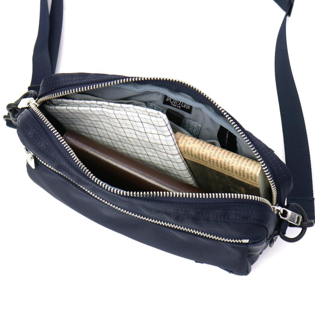 Porter Lift Horizontal Shoulder Bag S (Black)