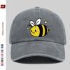 pc Cute Bee Print Baseball Cap Casual Travel Decor Design Sun Hat Comfortable Lightweight MultiColor Pet Hat Available Adj