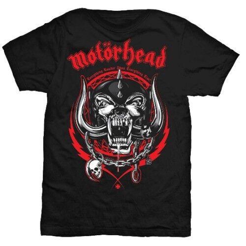 

Motorhead Lightning Wreath Overkill ly Черная футболка унисекс Lemmy