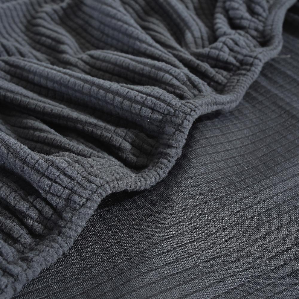 Capa de sofá elástica de veludo de milho de cor sólida, moderna, simples, para sala de estar, sofá simples, almofada integrada para sofá de estimação