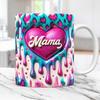 3D Mother'S Day Mom Ceramic Coffee Mug Mama Coffee Tea Cup Mimi Mother'S Day