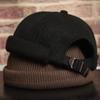 Warm Thick Knitted Beanies Women Men Winter Hat Fashion Docker Sailor Biker Cap Vintage Brimless Hat