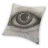 Eyes Are Watching You Square Pillowcase Polyester Linen Velvet Creative Zip Decor Throw Pillow Case Room Cushion Cover 18"