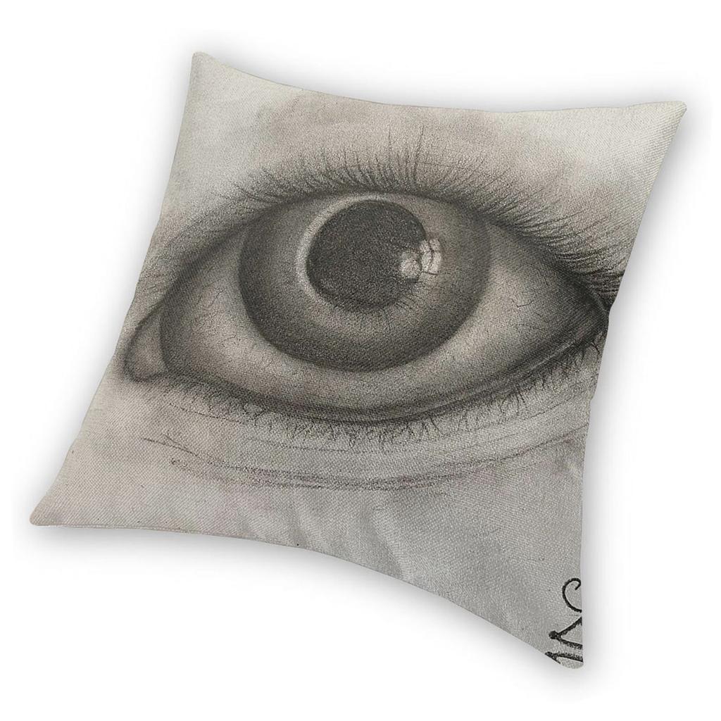 Eyes Are Watching You Square Pillowcase Polyester Linen Velvet Creative Zip Decor Throw Pillow Case Room Cushion Cover 18"