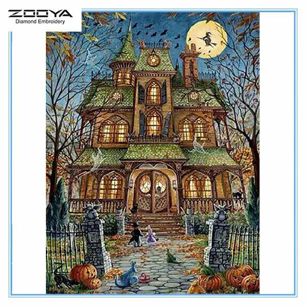 

ZOOYA DIY 3D Алмазная вышивка крестом домашний декор замок