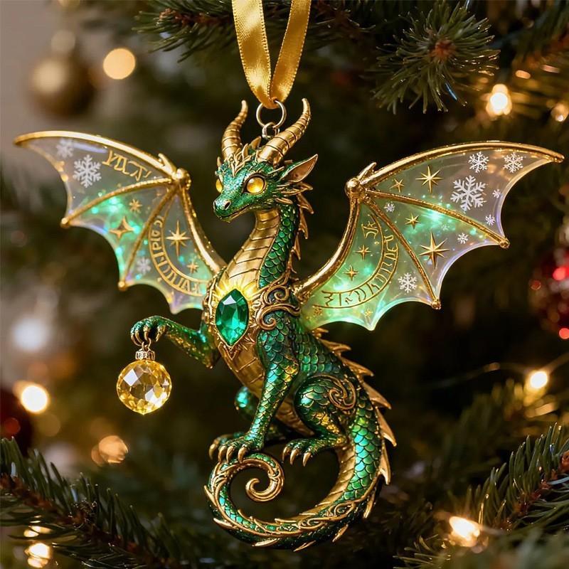 

Acrylic Car Decoration Dragon Series Holiday Ornament With Cartoon Theme For Festive Gift