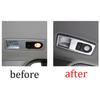 2PCS Cover Trim Rear Reading Light ABS Silver For BMW X3 F25 X4 F26 2011-2017