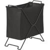 King Jim Storage Stack Basket, Half, Stackable, Black, KSP002SH-BK