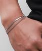 Blancier Fluid Slim Bm261B1283 Layered Snake Chain Men'S Bracelet