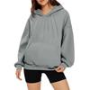 Women's Fashionable And Comfortable Long-Sleeved Solid Color Hoodie