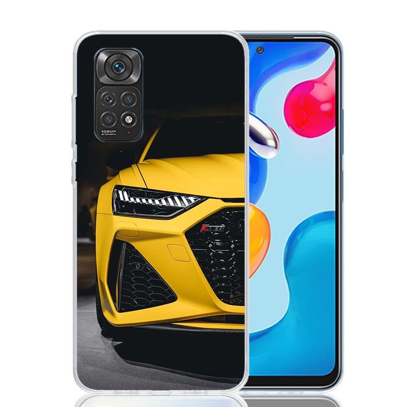 Super Car For A-Audis R-S Sport Phone Case For Xiaomi Redmi Note 15 14 13 12S 12 Pro Plus 11S 11E 11 11T 10S 10 Art Soft Pattern