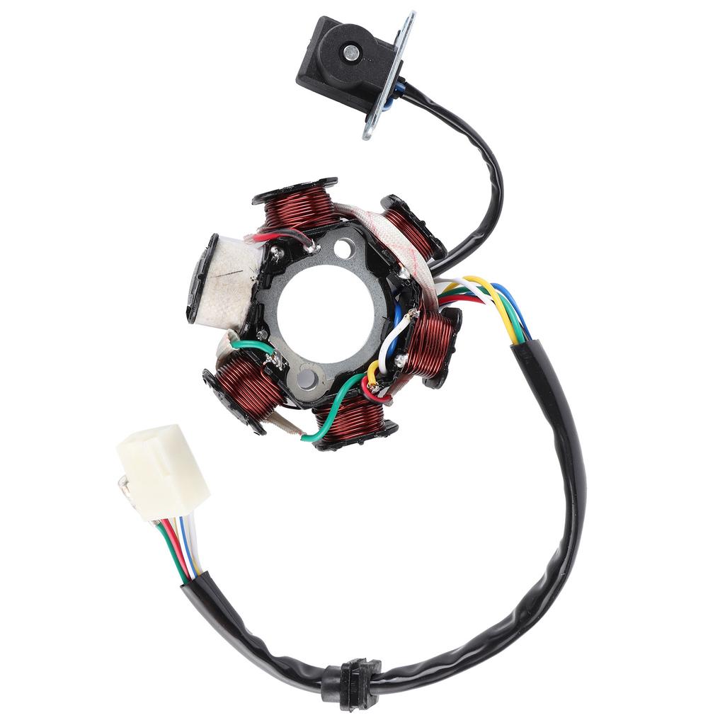 GY6 C110‑6 Magneto Stator Coil Replacement Parts Accessory for Dirt Bike (Single Yellow AC)