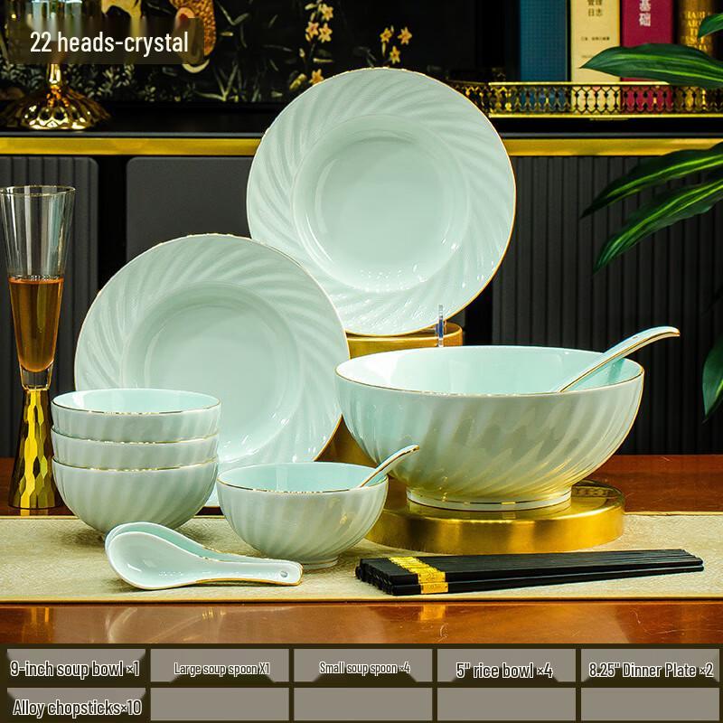 

LISM Celadon Dinnerware Gift Set