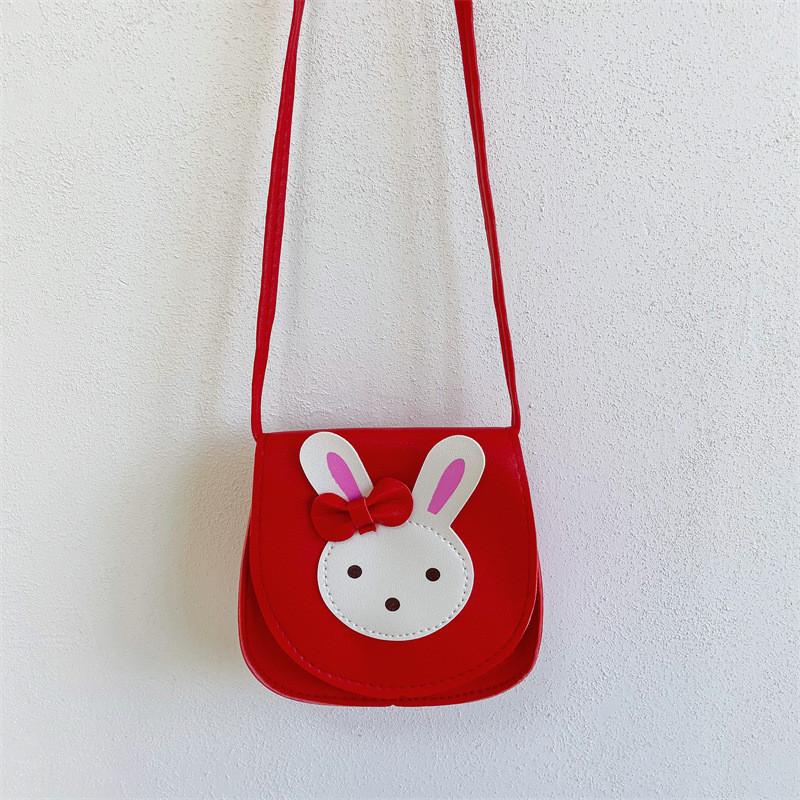 Adorable Cartoon Rabbit Crossbody Bag For Kids Perfect Summer Accessory In Multiple Colors