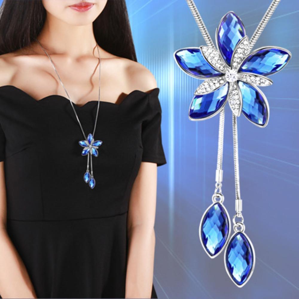 Sweater Chain Long Necklace Light Luxury High Sense Versatile Fringed Jewelry Accessories Pendant
