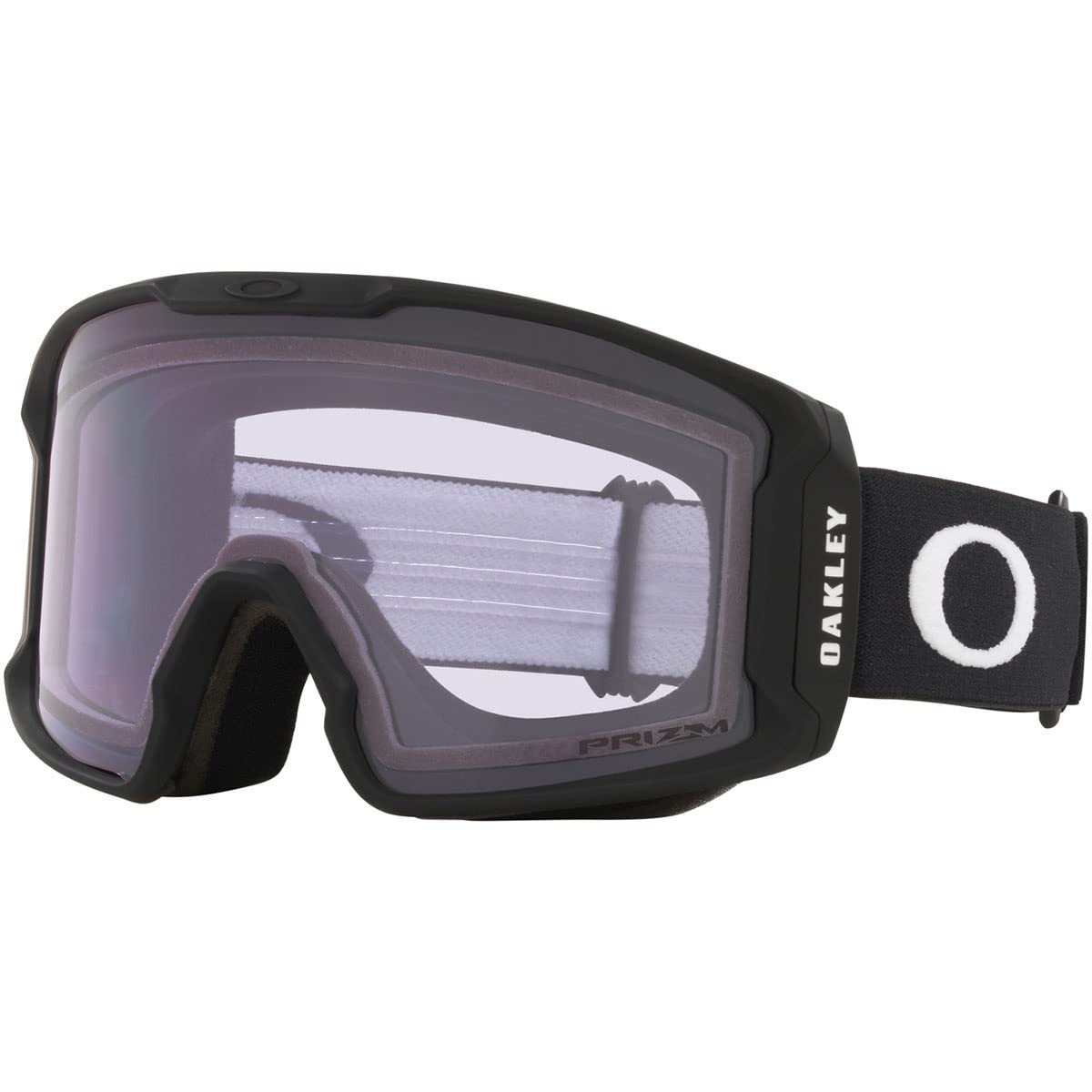 

Oakley LINE MINER M Matte Clear One Size Goggles, Black/Prizm Lens,
