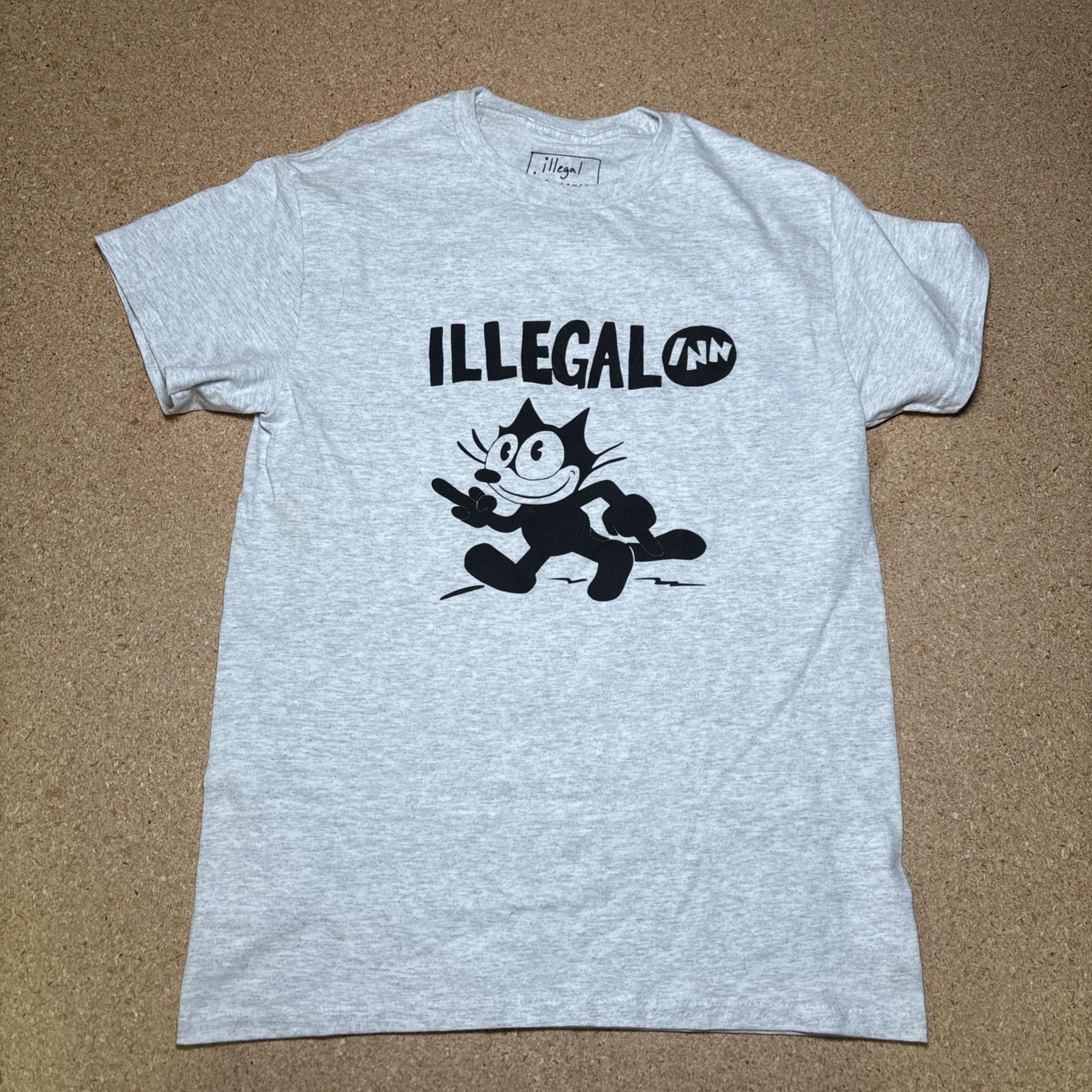Illegal Innocence Felix the Cat Shirt Mens S Graphic Cartoon T-Shirt Retro I2 S