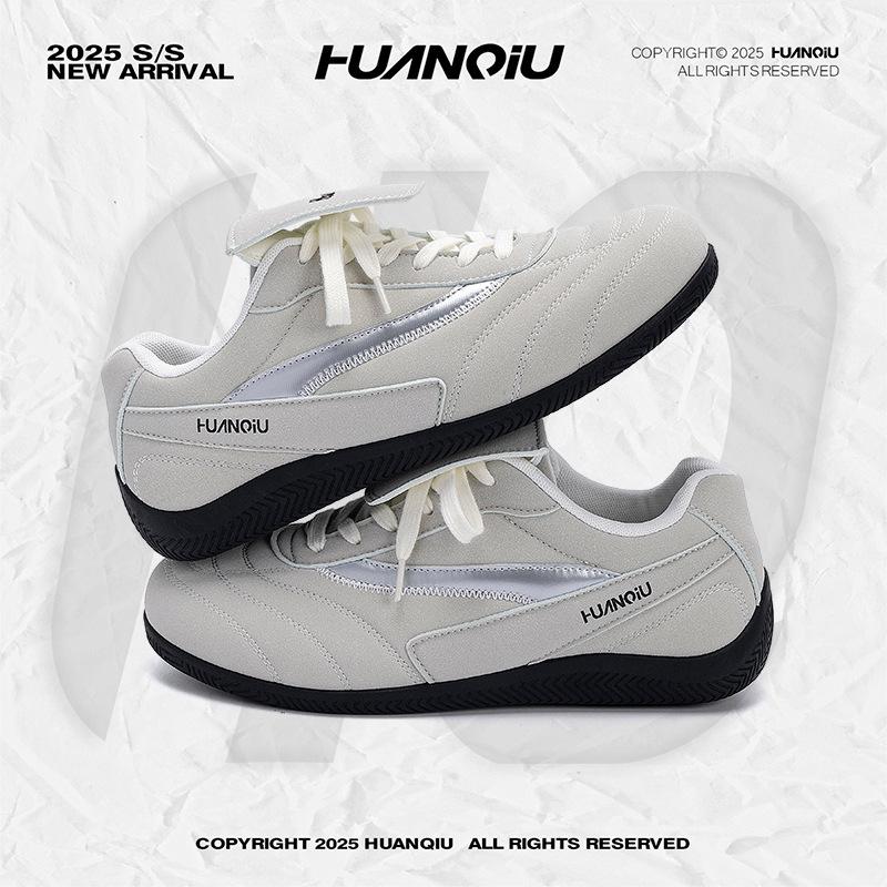 Global Retro Flip Racing Shoes Men's Autumn ZHQ3882 Casual Men's Shoes Inner Height Increase Long Tongue German Training Shoes