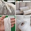 Naturbeiges Baumwoll-Drehkordel Seil Handwerker Schnur DIY Handwerk 3mm*100m