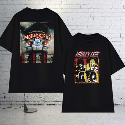Maglietta Motley Crue Anni '80, Maglietta Motley Crue Carnival Of Sins, Tour Motley Crue 2026