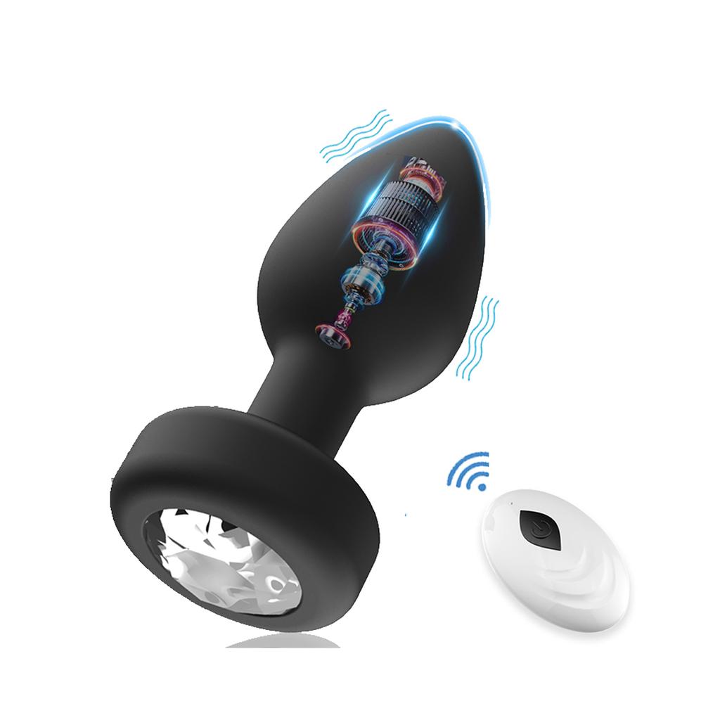 Wireless Vibrating Anal Plug Man Prostate Massager Stimulator 10 Speeds Butt Plugs and Vibrators for Female Sex Toys Adults Game