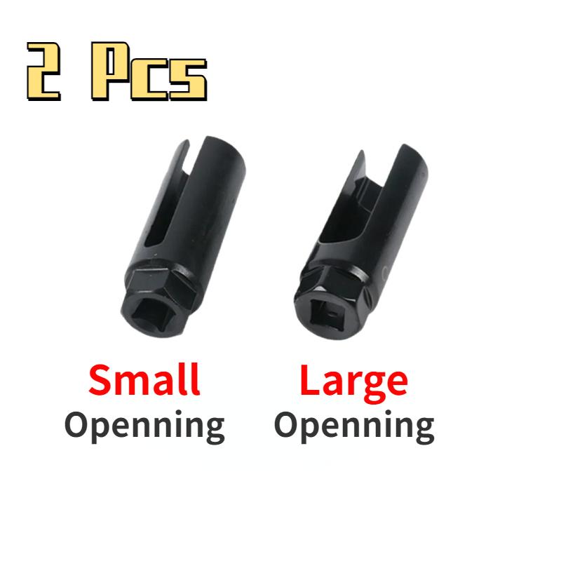 1/2 Stück Universal 22mm 1/2" Antrieb Auto Lambda Sauerstoffsensor Steckschlüssel Ausbau Einbau Werkzeug Professionelles Autozubehör