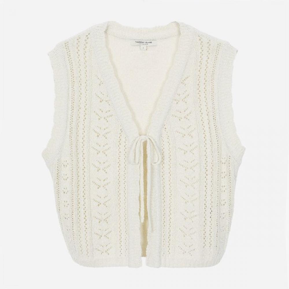 Thursday Island Crochet Open Knit Vest T262mvt135w