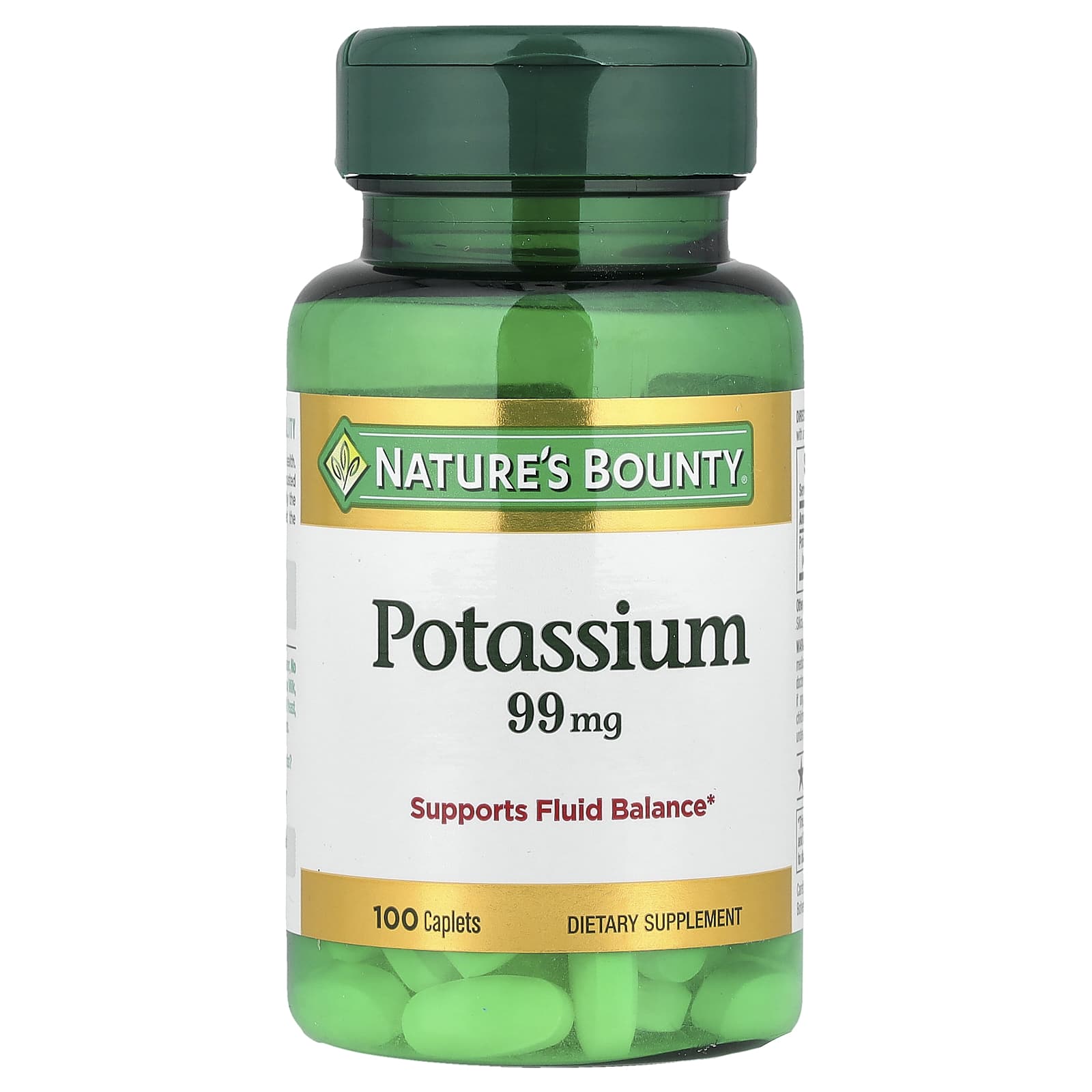 

Nature S Bounty, Potassium, 99 Mg, 100 Tablets