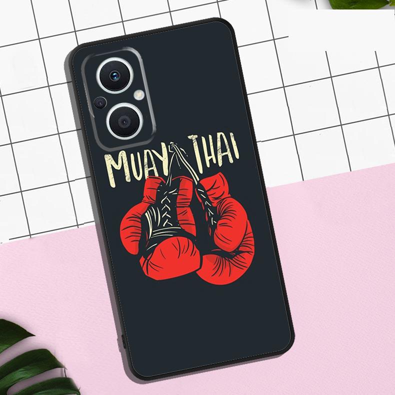 

Muay Thai Martial Art Case For OPPO Reno 13F 13 12 12F 11 11F 8T 7 8 10 Pro OPPO Find X8 Pro X6 X3 X5 Lite Cover OPPO Find X6 Pro