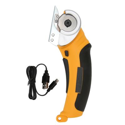 Kabellose elektrische Schere, ergonomischer Mini-Rollschneider mit Sicherheitsverriegelung für Teppichschneider-Werkzeug