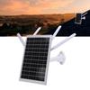 12W Solar Powered 4G LTE Modem Router 300Mbps Solar WiFi 6 Extender with SIM Card Slot 18000 MAh Battery 150M   Range IP66 Water Proof