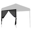 FIELDOOR Tarp Tent, 2.0m X 2.0m, with Dedicated Side Sheets (Side Curtains), Wall Zip Type (All Mesh), Aluminum Only (G3 Model)