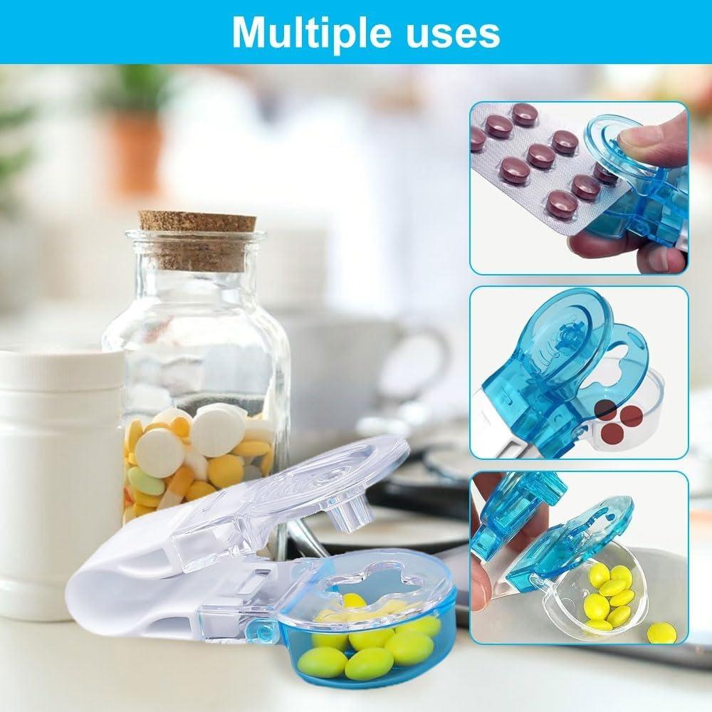 Portable Pill Taker Household Gadgets, 2025 New Pill Popper Extractor Tool Blister Pack Opener Popper Assistance Tool