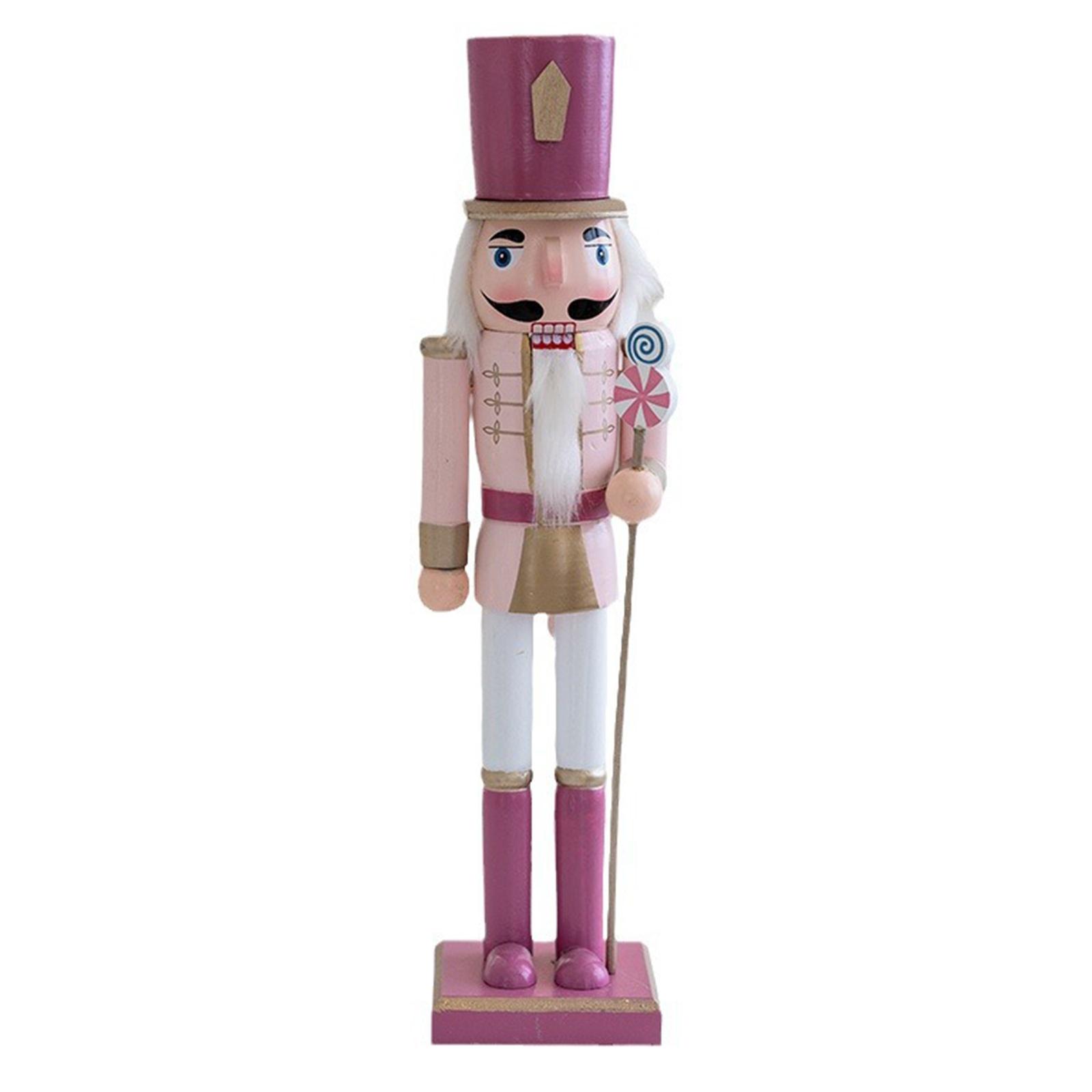 

Макарон Цветные расписанные вручную рождественские Щелкунчики Орнамент Украшения Грецкие орехи Солдаты Кукольные украшения A