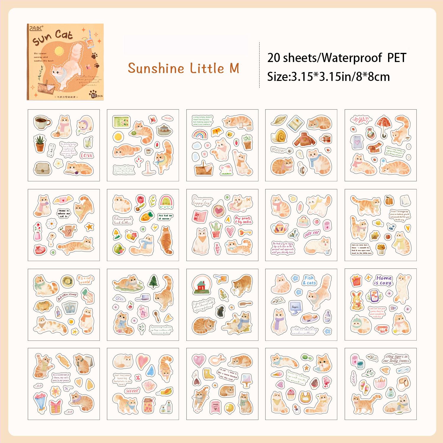 

Self healing stickers, pet hand account stickers, book cutting film, cute sticker book лимонно-жовтий колір