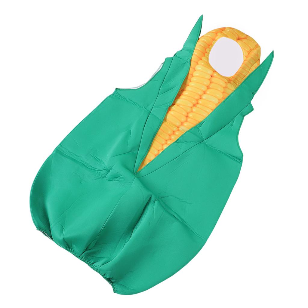 Corn Costume Funny Unisex Adult Food Costume with Open Face Arm Holes for Holiday Parties Dress Up Parties