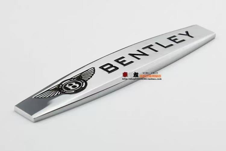 3D Metal Car Logo Sticker VIP Sport Badge Decal Auto Accessories for New Bentley Flying Spur Continental GT Bentayga Mulsanne