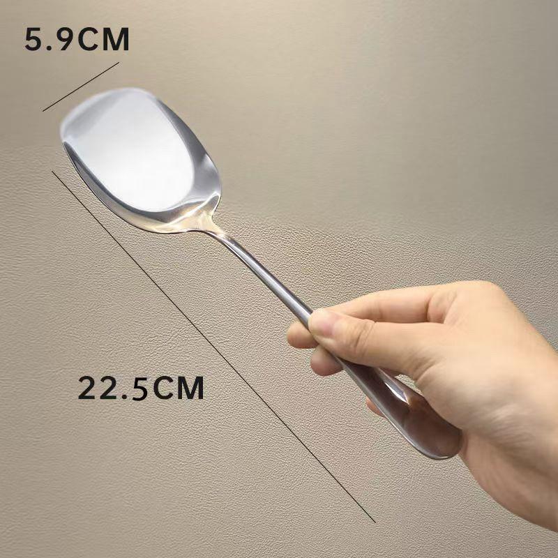 Łyżka do warzyw ze stali nierdzewnej, nieszczelna łyżka, łopatka do garnka, smażona łopatka, łyżka do zupy, gotowanie, smażenie, przybory kuchenne