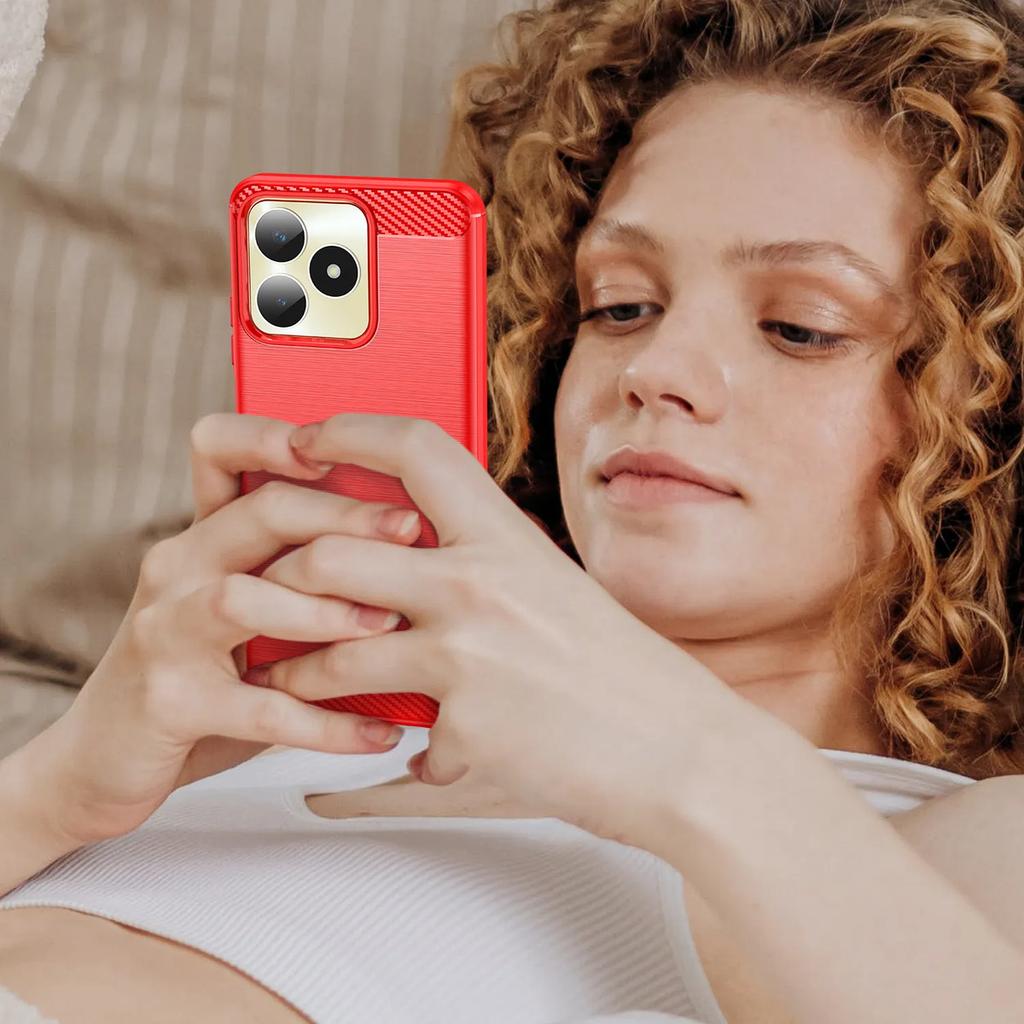 Phone Case For Oppo Realme Note 50 ,flexible Tpu Fiber Protective Cover For Oppo Realme Note 50