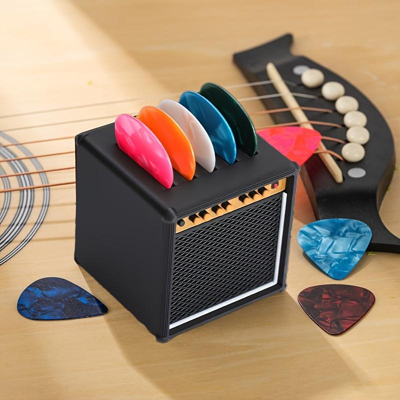Mini Guitar Pick Storage Box, Desktop Guitar Pick Storage Rack, Suitable for Good Choice for Guitar Players and Gifts