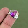 Rainbow Solar Quartz Druzy Ring 925 Sterling Silver Ring Handmade Jewelry Beautiful Gemstone Jewelry Gift For Mother Available In Ring Size