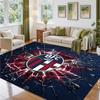 Bologna FC Design Crystal Velvet Rug Soft Decorative Mat for Bedroom Entrance