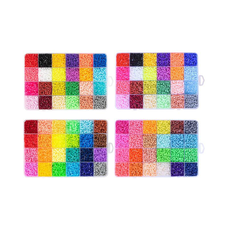 96 Colors 2.6mm Perler Beads Refill Pack - DIY Craft & Educational Toy Set