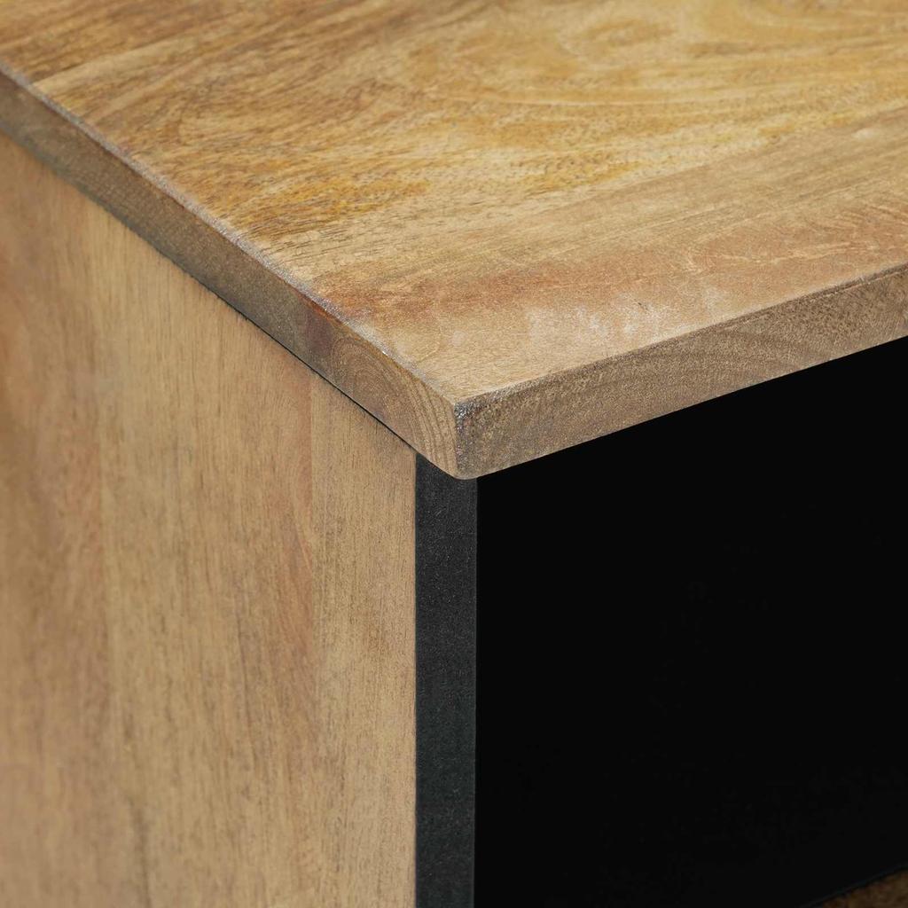 Bedside Table Brown 40 x 33 x 46 cm Solid Mango Wood