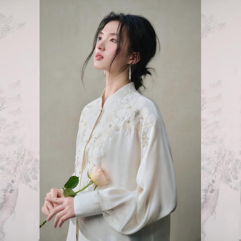 Women's Elegant Embroidered Chinese Style Shirt Jacket