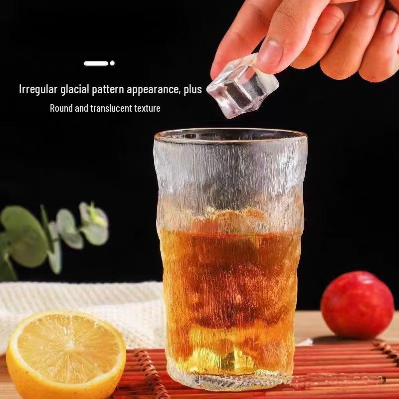 OLOEY Glacier Pattern Gradient Glass Tumbler